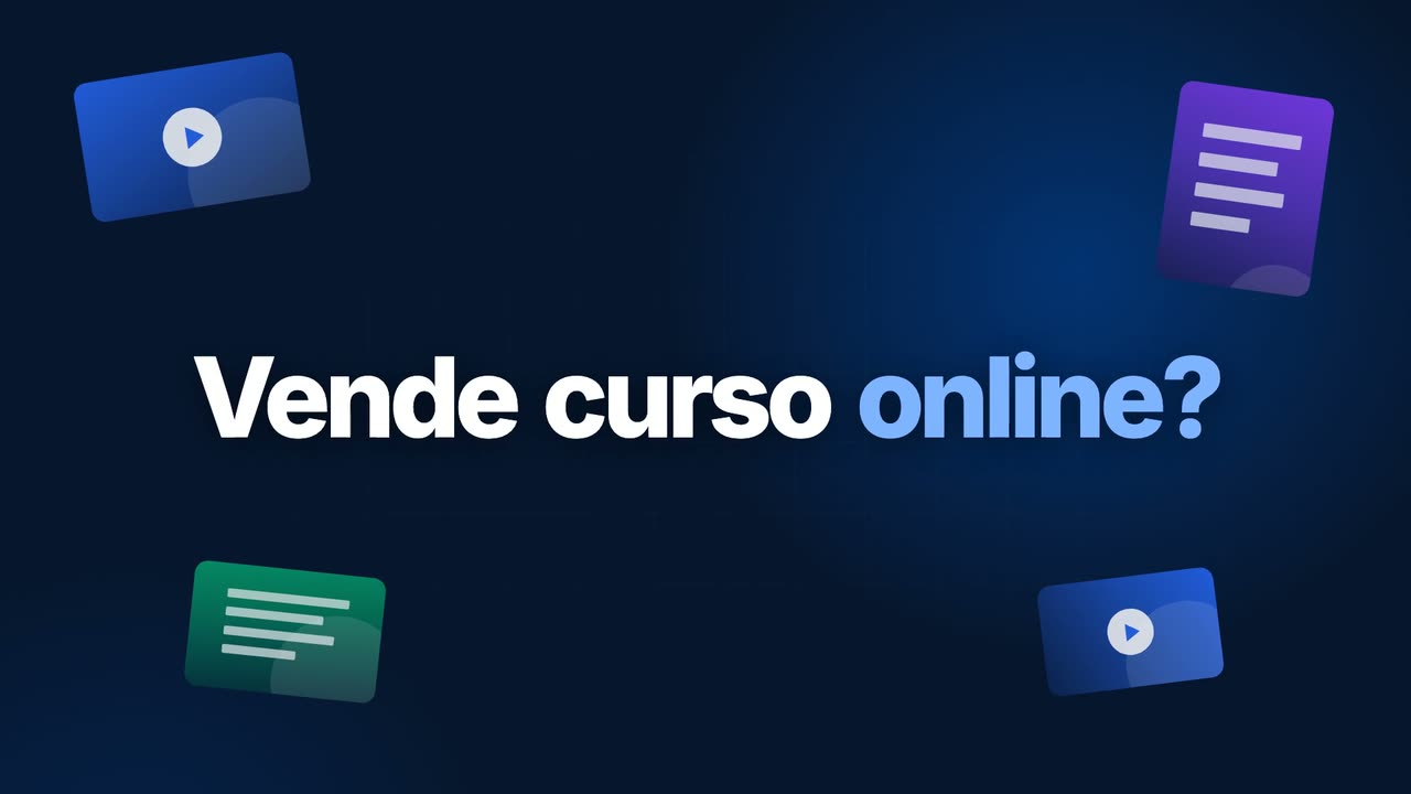 Vídeo do Hub de Conteúdo e Marketplace da Wudtr: uma criadora de conteúdo fitness monta a biblioteca do curso, bloqueia com uma tag, vende por um link, uma fã compra pelo celular e a venda aparece em Ganhos